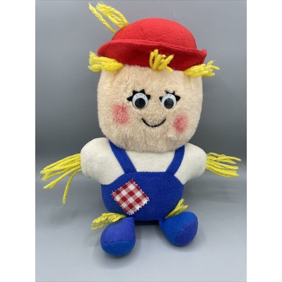 Vintage Del Monte Plush‎ Shoo Shoo Scarecrow Country Yumkin 11" - Picture 2 of 7